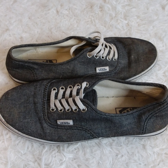 Vans TB4R authentic grey classic skate shoes men's size  women's size 7 - Picture 1 of 7